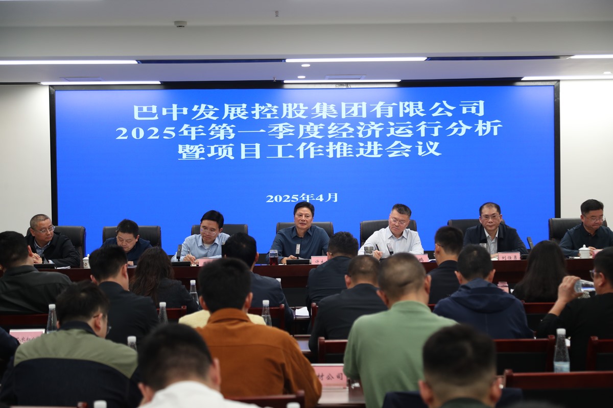 巴中發展集團召開2025年第一季度經濟運行分析暨項目工作會議